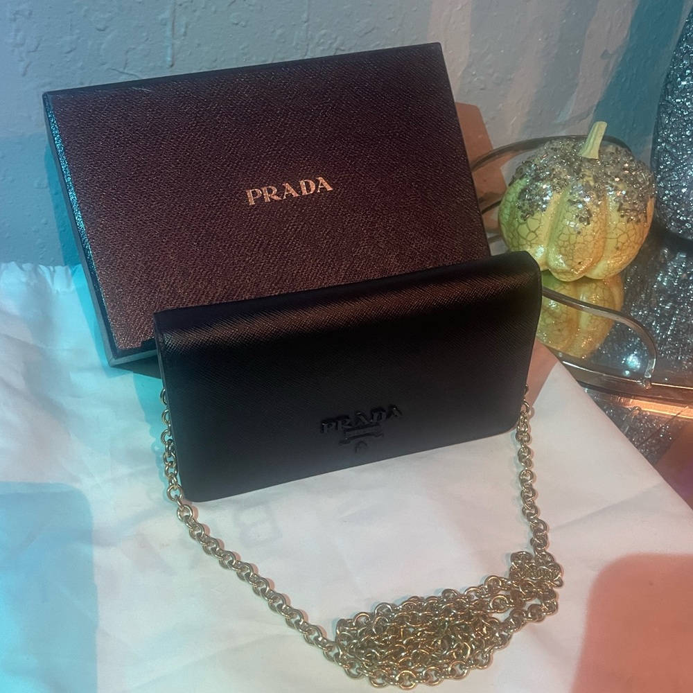 Beautiful crossbody black PRADA bag
